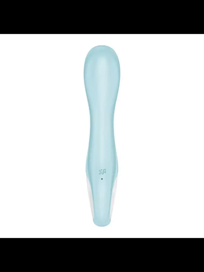 Надувной вибратор для точки-G Satisfyer Air Pump Vibrator 5+ голубой — фото 2