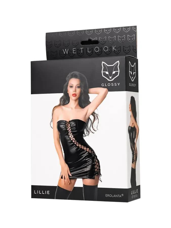 Платье Glossy Lillie из материала Wetlook — фото 5