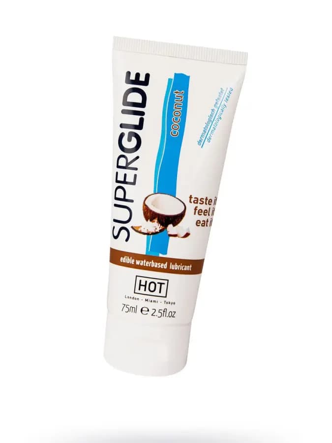 Смазка съедобная Superglide со вкусом кокоса 75мл — фото 2