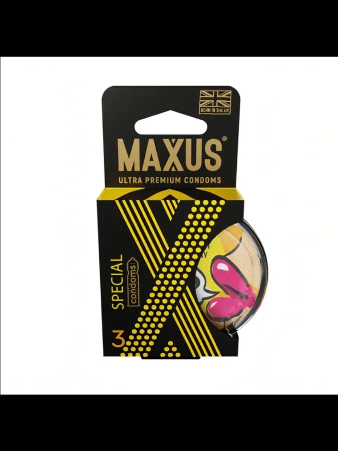 Презервативы с точками и рёбрами MAXUS Special