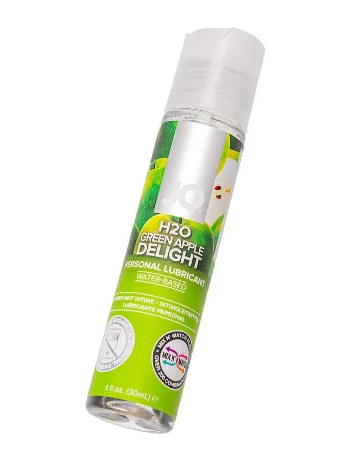 Вкусовой лубрикант Flavored Green Apple — фото 4