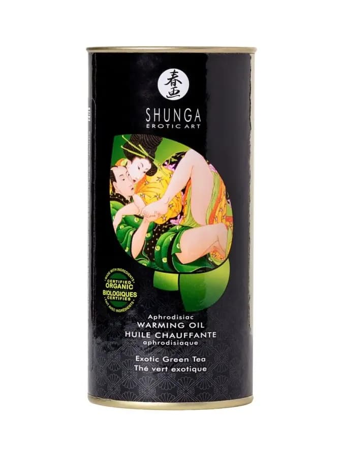 Масло для массажа ORGANIC EXOTIC GREEN TEA 100мл — фото 3