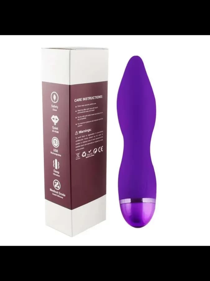 USB充电·硅胶G点震动棒, 女性愉悦玩具, 强感低频防水设计, 助力伴侣亲密时光, 情侣玩具 — фото 3