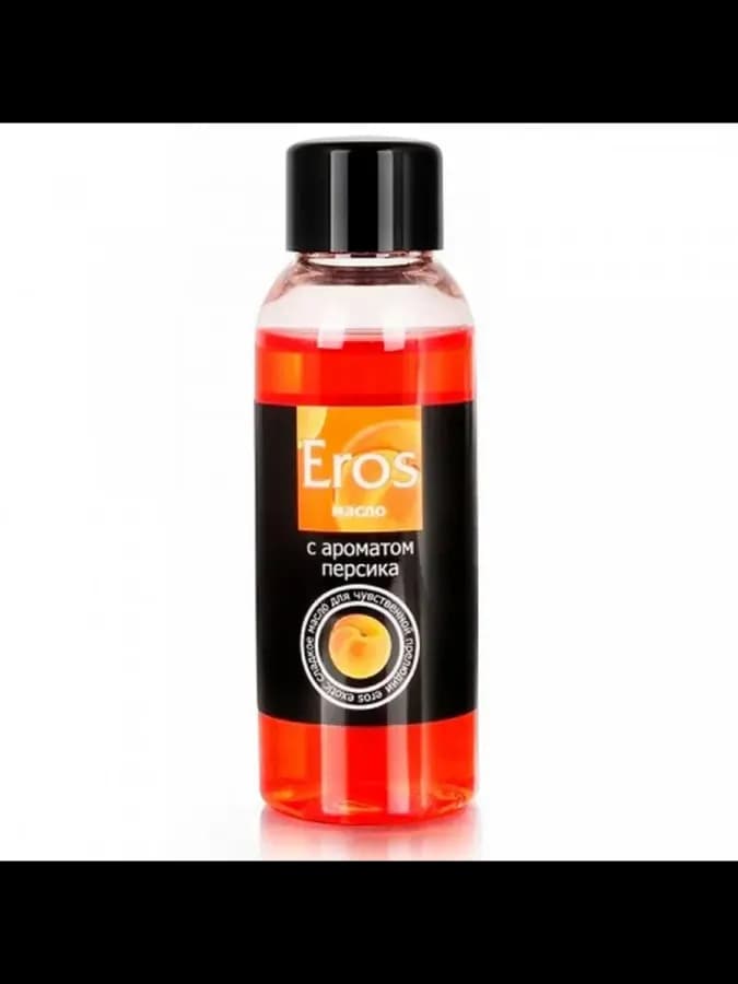 Масло массажное "EROS EXOTIC" с ароматом персика, флакон, 50 мл