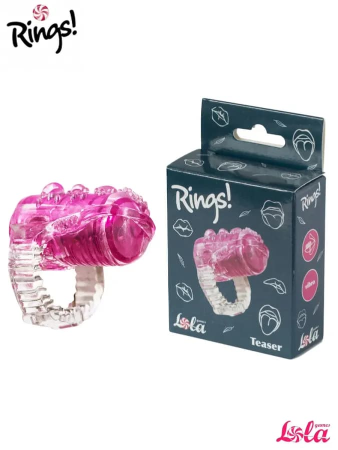 Lola Games Rings! Насадка на язык Teaser pink