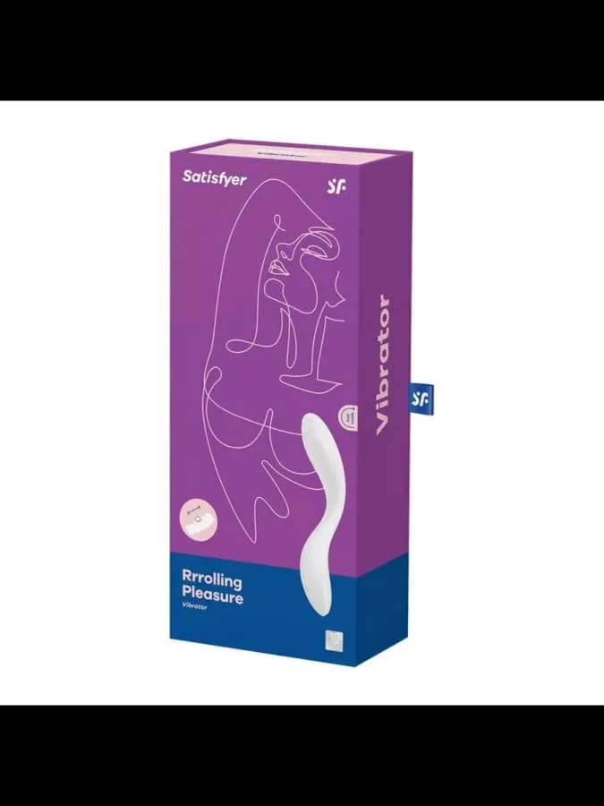 Вибратор с стимуляцией точки G Satisfyer Rrrolling Pleasure белый