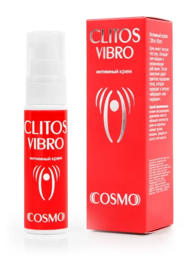 Крем для женщин Clitos Cream 25г, с эффектом вибрации